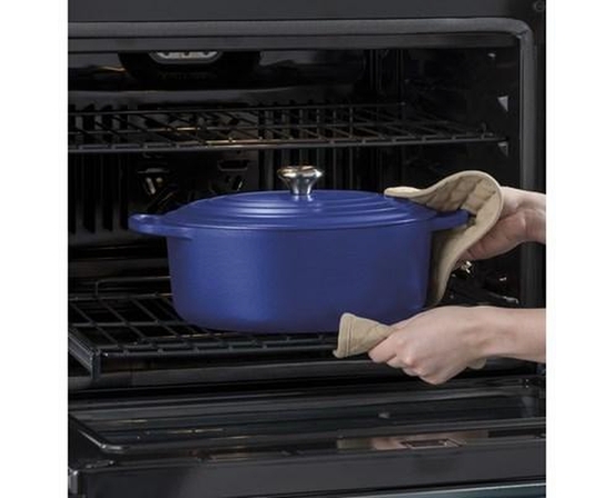 Four mural encastré double de 30 po, 10 Pi cu. avec convection GE Profile - PTD7000SNSS
