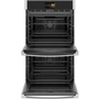 Four mural encastré double de 30 po, 10 Pi cu. avec convection GE Profile - PTD7000SNSS