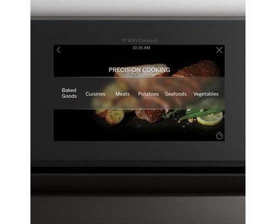 Four mural encastré simple de 30 po, 5 Pi cu. avec convection GE Profile - PTS7000SNSS