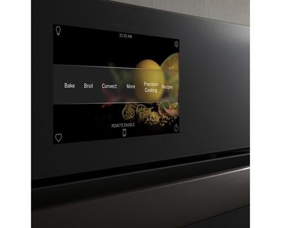Four mural encastré simple de 30 po, 5 Pi cu. avec convection GE Profile - PTS7000SNSS