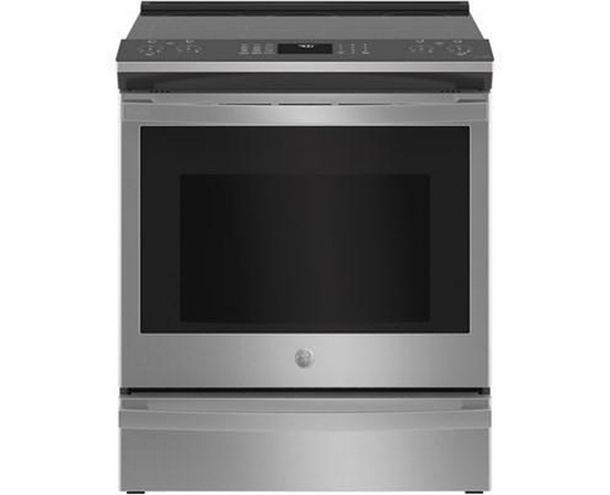 Cuisinière électrique encastrée de 30 po. avec technologie de la friture à l'air GE Profile - PSS93YPFS
