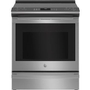 Cuisinière électrique encastrée de 30 po. avec technologie de la friture à l'air GE Profile - PSS93YPFS