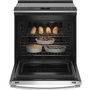 Cuisinière électrique encastrée de 30 po. avec technologie de la friture à l'air GE Profile - PSS93YPFS