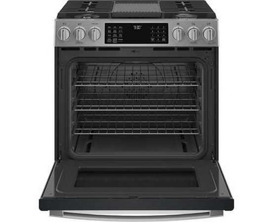 Cuisinière encastrable à gaz de 30 po avec Wi-Fi GE Profile - PCGS930YPFS