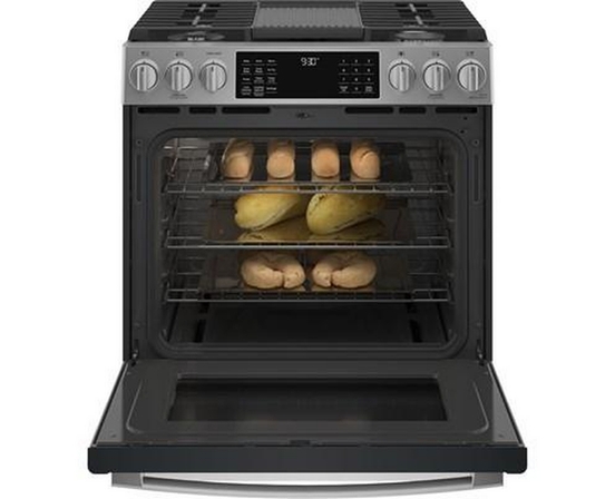 Cuisinière encastrable à gaz de 30 po avec Wi-Fi GE Profile - PCGS930YPFS