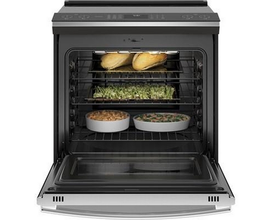 Cuisinière encastrable électrique induction de 30 po. avec technology convection européenne véritable GE Profile - PCHS920YMFS