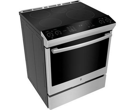 Cuisinière encastrable électrique induction de 30 po. avec technology convection européenne véritable GE Profile - PCHS920YMFS