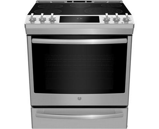 Cuisinière encastrable électrique de 30 po. avec technology convection européenne véritable GE Profile - PCS940YMFS
