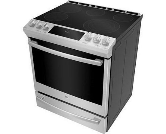 Cuisinière encastrable électrique de 30 po. avec technology convection européenne véritable GE Profile - PCS940YMFS
