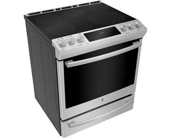 Cuisinière encastrable électrique de 30 po. avec technology convection européenne véritable GE Profile - PCS940YMFS