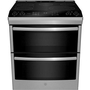Cuisinière encastrable électrique de 30 po. avec technologie convection européenne véritable GE Profile - PCS980YMFS