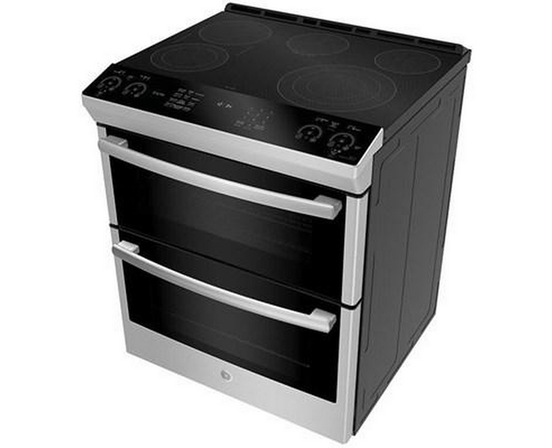 Cuisinière encastrable électrique de 30 po. avec technologie convection européenne véritable GE Profile - PCS980YMFS
