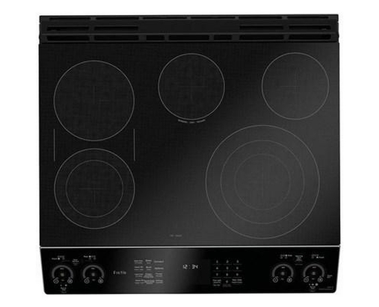 Cuisinière encastrable électrique de 30 po. avec technologie convection européenne véritable GE Profile - PCS980YMFS