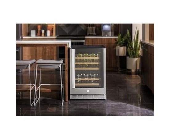 Refroidisseur à vin de 44 bouteilles avec zone double GE Profile - PWS06DSPSS