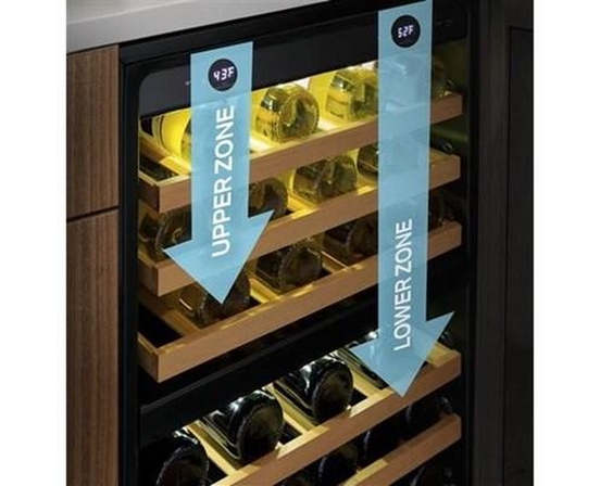 Refroidisseur à vin de 44 bouteilles avec zone double GE Profile - PWS06DSPSS