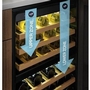 Refroidisseur à vin de 44 bouteilles avec zone double GE Profile - PWS06DSPSS