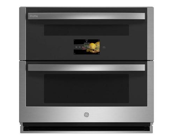 Four mural encastré de 30 po avec convection Twin Flex GE Profile - PTS9200SNSS
