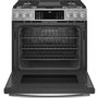 Cuisinière encastrable à biénergie de 30 po. avec technologie de la friture à l'air sans préchauffage GE Profile - PC2S930YPFS