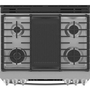 Cuisinière encastrable à biénergie de 30 po. avec technologie de la friture à l'air sans préchauffage GE Profile - PC2S930YPFS