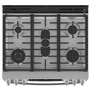 Cuisinière à gaz encastrée à four double de 30 po avec WiFi GE Profile - PCGS960YPFS