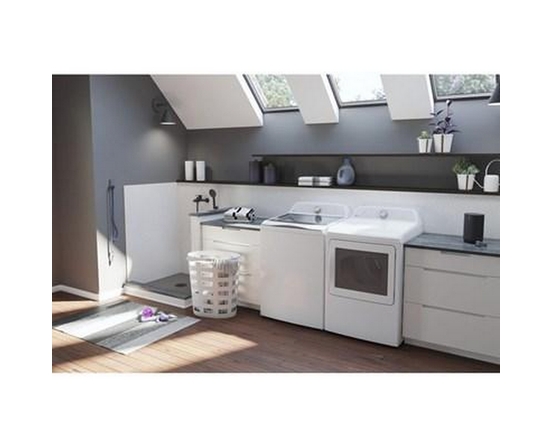 Laveuse à chargement vertical avec FlexDispense™ GE Profile - PTW600BSRWS