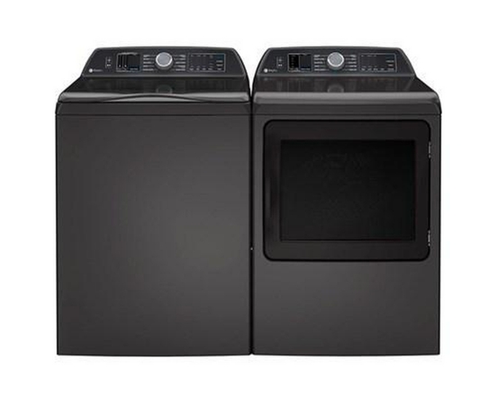 Sécheuse électrique de 7,3 Pi cu. avec programme d'assainissement GE Profile - PTD70EBMTDG