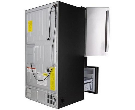Réfrigérateur quatre portes avec porte à deux battants de 36 po, 28,7 Pi cu.. avec vec pichet Dual-Dispense AutoFill GE Profile - PGE29BYTFS