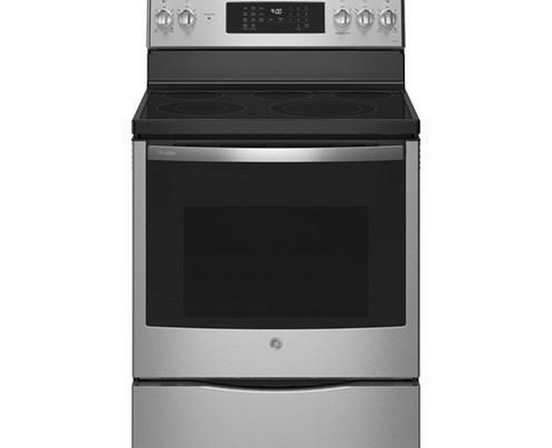 Cuisinière autoportante électrique de 30 po avec technologie convection véritable GE Profile - PCB900YVFS