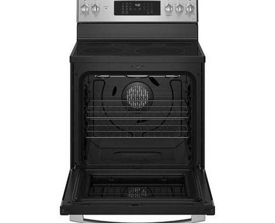 Cuisinière autoportante électrique de 30 po avec technologie convection véritable GE Profile - PCB900YVFS