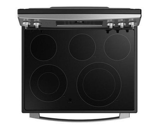 Cuisinière autoportante électrique de 30 po avec technologie convection véritable GE Profile - PCB900YVFS