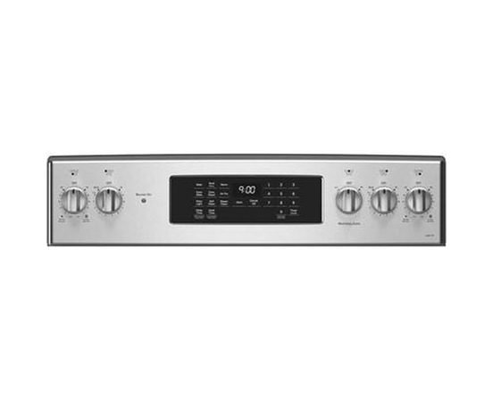 Cuisinière autoportante électrique de 30 po avec technologie convection véritable GE Profile - PCB900YVFS