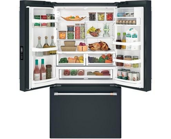 Réfrigérateur trois portes avec porte à deux battants à profondeur de comptoir de 36 po, 23,1 Pi cu. avec connection WiFi Café - CWE23SP3MD1