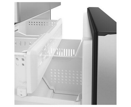 Réfrigérateur trois portes avec porte à deux  battants à profondeur de comptoir de 36 po, 23,1 Pi cu. avec connection WiFi Café - CWE23SP2MS1