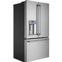 Réfrigérateur trois portes avec porte à deux battants à profondeur de comptoir de 36 po, 22,2 Pi cu. avec distributeur d'eau chaude Café - CYE22TP2MS1