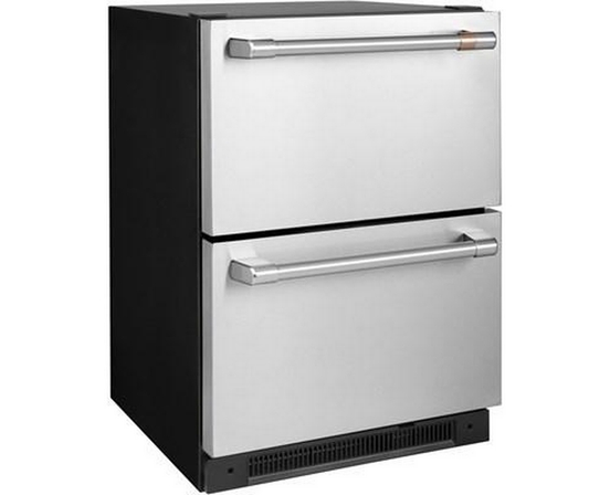 Réfrigérateur à double tiroirs de 24 po, 5,7 Pi cu. Café - CDE06RP2NS1