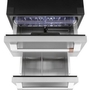 Réfrigérateur à double tiroirs de 24 po, 5,7 Pi cu. Café - CDE06RP2NS1