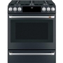 Cuisinière biénergie encastrable de 30 po avec tiroir chauffant Café - CC2S900P3MD1