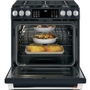 Cuisinière biénergie encastrable de 30 po avec tiroir chauffant Café - CC2S900P3MD1