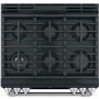 Cuisinière biénergie encastrable de 30 po avec tiroir chauffant Café - CC2S900P3MD1