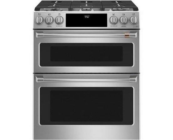 Cuisinière biénergie encastrable de 30 po Café - CC2S950P2MS1