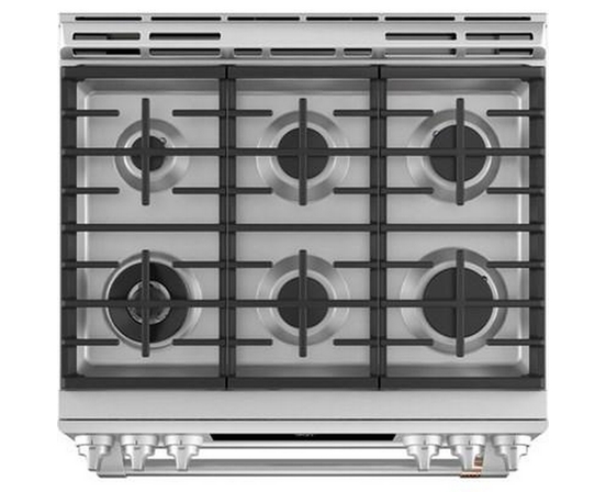 Cuisinière biénergie encastrable de 30 po Café - CC2S950P2MS1