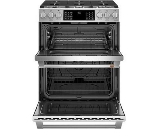 Cuisinière biénergie encastrable de 30 po Café - CC2S950P2MS1