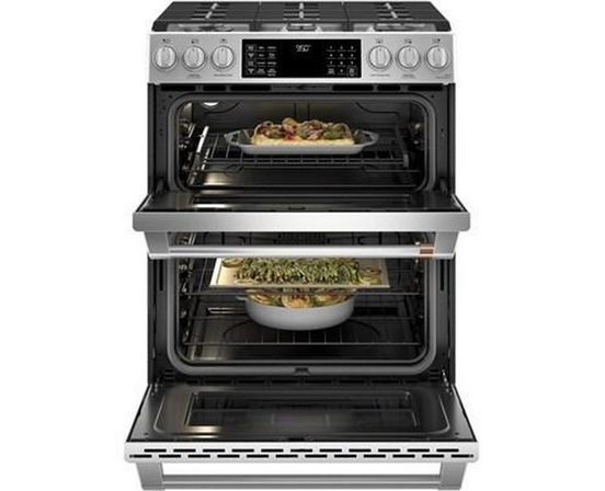 Cuisinière biénergie encastrable de 30 po Café - CC2S950P2MS1