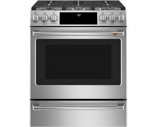 Cuisinière intégrée à gaz de 30 po avec technologie convection Café - CCGS700P2MS1