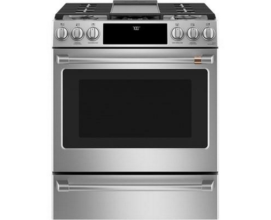 Cuisinière intégrée à gaz de 30 po avec technologie convection Café - CCGS700P2MS1