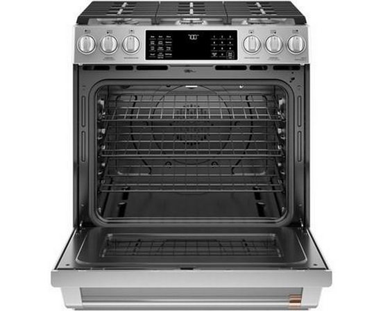 Cuisinière intégrée à gaz de 30 po avec technologie convection Café - CCGS700P2MS1