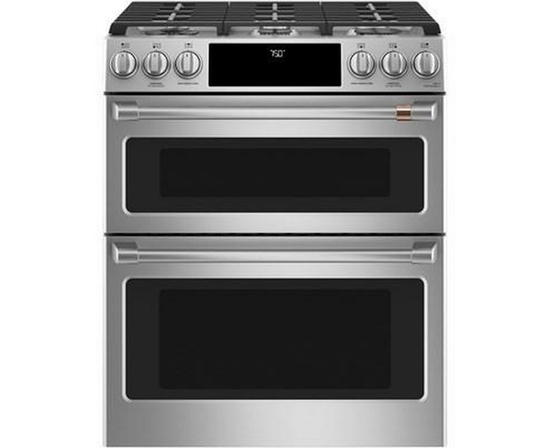 Cuisinière intégrée à gaz de 30 po avec technologie convection Café - CCGS750P2MS1
