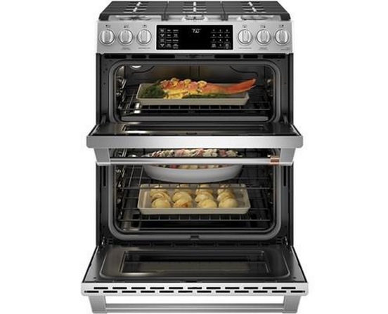 Cuisinière intégrée à gaz de 30 po avec technologie convection Café - CCGS750P2MS1
