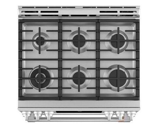 Cuisinière intégrée à gaz de 30 po avec technologie convection Café - CCGS750P2MS1