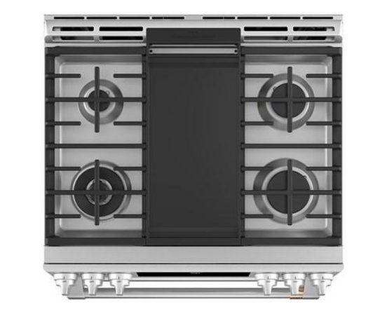 Cuisinière intégrée à gaz de 30 po avec technologie convection Café - CCGS750P2MS1
